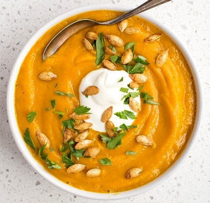 Pumkin and Red Chile Bisque