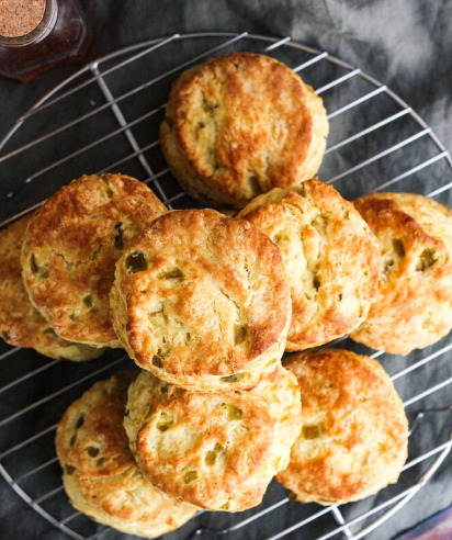 Green Chile Cheddar Biscuits – #1 Ranked New Mexico Salsa & Chile Powder | Made in New Mexico