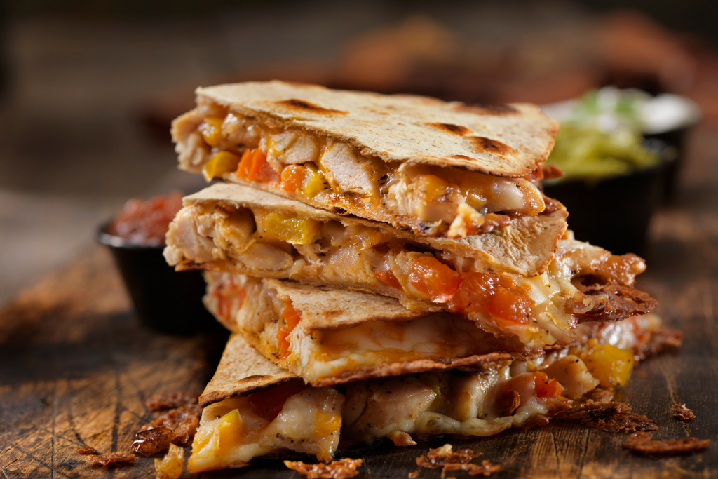 Quesadillas De Fajita De Pollo