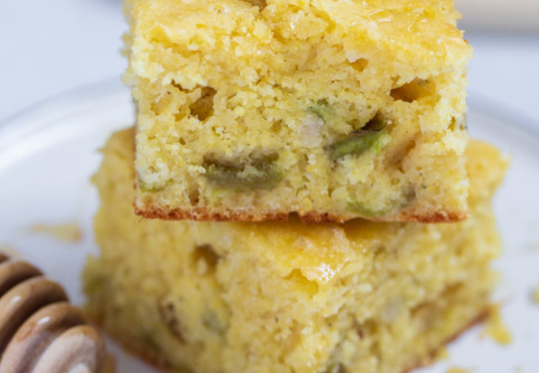 Green Chile and Honey Cornbread – #1 Ranked New Mexico Salsa & Chile Powder | Made in New Mexico
