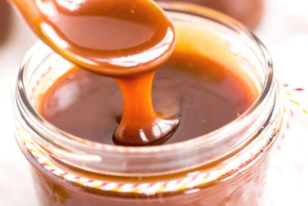 Salsa De Caramelo Y Flor De Sal De Lavanda