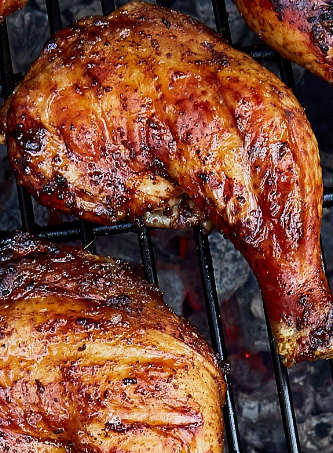 Grilled Chicken with Red Chile Rub