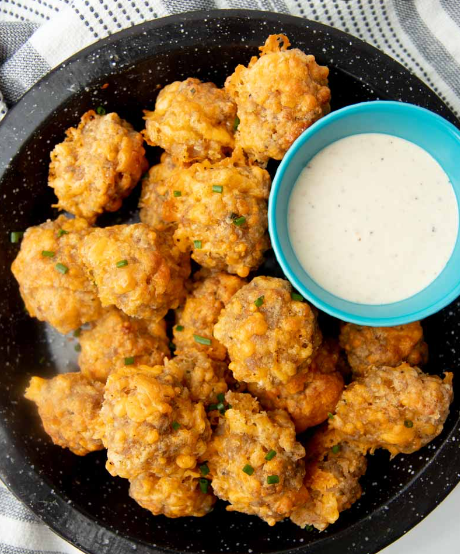 Green Chile and Sausage Puffs – #1 Ranked New Mexico Salsa & Chile Powder | Made in New Mexico