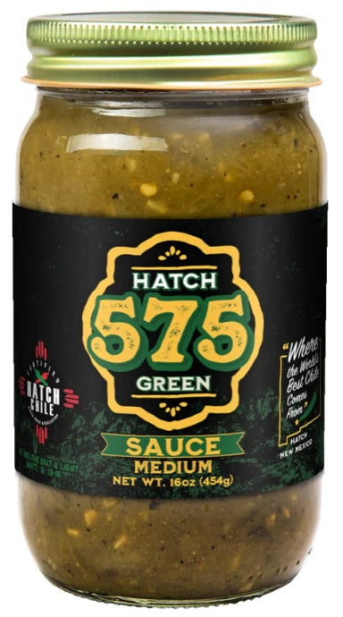575 Green Chile Sauce Medium-Made in New Mexico