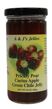 A and J's Prickly Pear Cactus Spicy Jellies-#1 Ranked New Mexico Salsa &amp; Chile Powder | Made in New Mexico