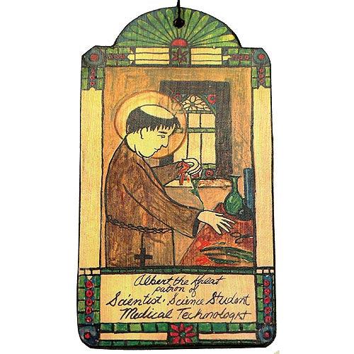 Albert the Great Retablo Ornament-#1 Ranked New Mexico Salsa & Chile Powder | Made in New Mexico