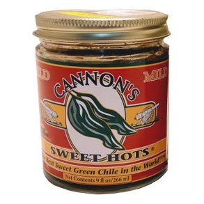 Cannon's Sweet Hots Sweet Green Chile-#1 Ranked New Mexico Salsa & Chile Powder | Made in New Mexico