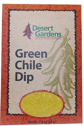 Desert Gardens Green Chile Dip-#1 Ranked New Mexico Salsa &amp; Chile Powder | Made in New Mexico