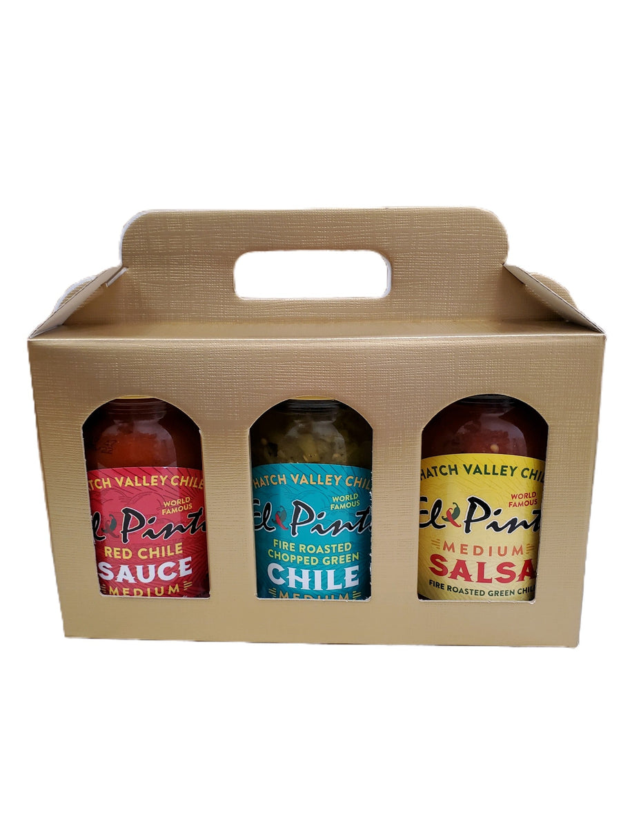 El Pinto 3 Pack-#1 Ranked New Mexico Salsa &amp; Chile Powder | Made in New Mexico