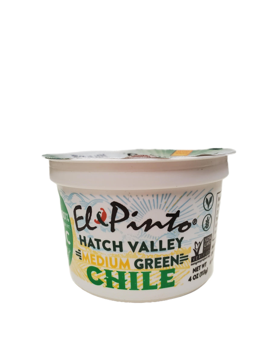 El Pinto Roasted Green Chile 4 oz.-#1 Ranked New Mexico Salsa &amp; Chile Powder | Made in New Mexico