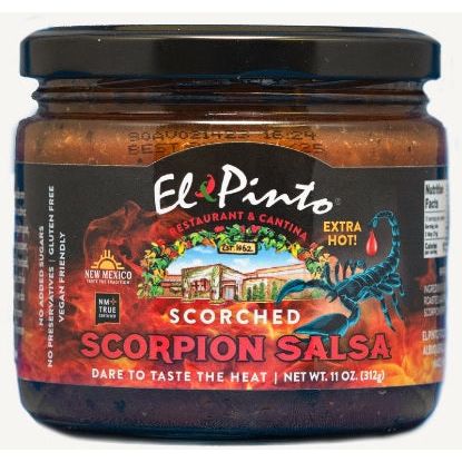El Pinto Scorched Scorpion Salsa-#1 Ranked New Mexico Salsa & Chile Powder | Made in New Mexico