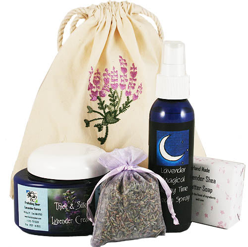 Frolicking Deer Lavender Gift Set-#1 Ranked New Mexico Salsa &amp; Chile Powder | Made in New Mexico