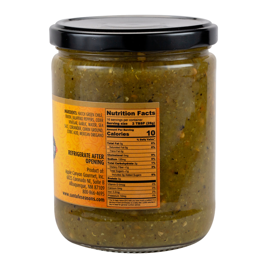 Salsa Chile Verde Temporadas Santa Fe