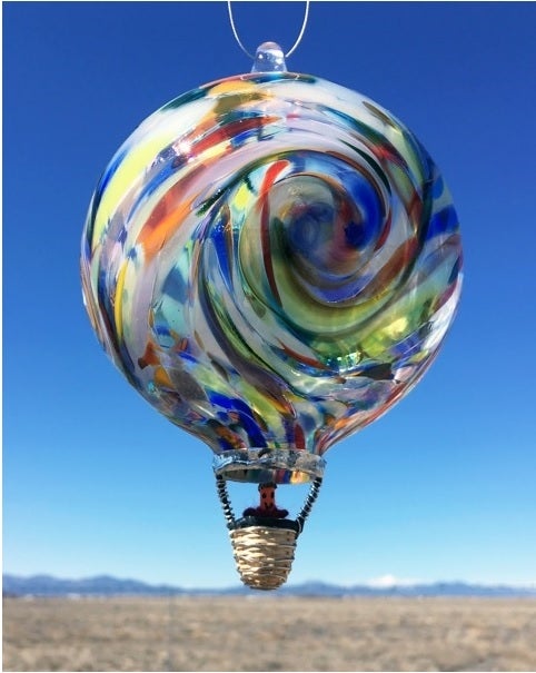 Hand Blown Glass Hot Air Balloons-#1 Ranked New Mexico Salsa &amp; Chile Powder | Made in New Mexico