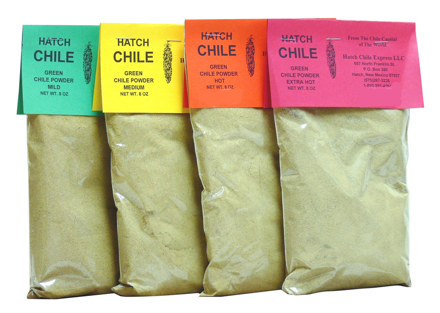 Hatch Green Chile Powder 8 oz-#1 Ranked New Mexico Salsa &amp; Chile Powder | Made in New Mexico