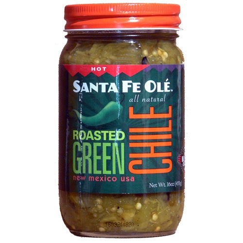 Hatch Green Chile Roasted Santa Fe Ole-#1 Ranked New Mexico Salsa &amp; Chile Powder | Made in New Mexico