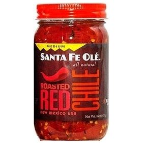Hatch Roasted Red Chile Santa Fe Ole-#1 Ranked New Mexico Salsa & Chile Powder | Made in New Mexico