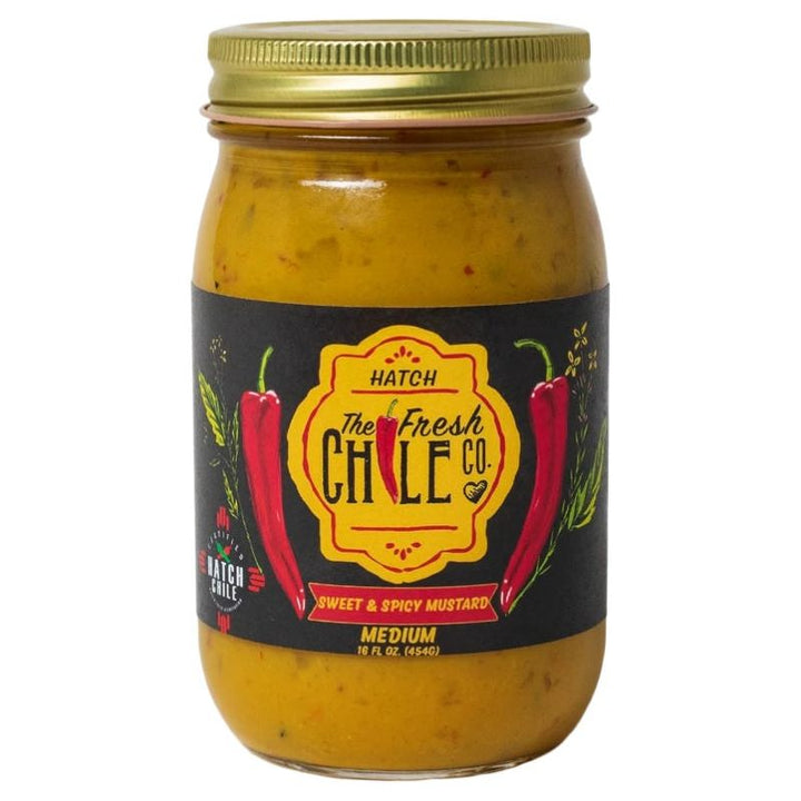 Hatch Sweet and Spicy Mustard-#1 Ranked New Mexico Salsa & Chile Powder | Made in New Mexico