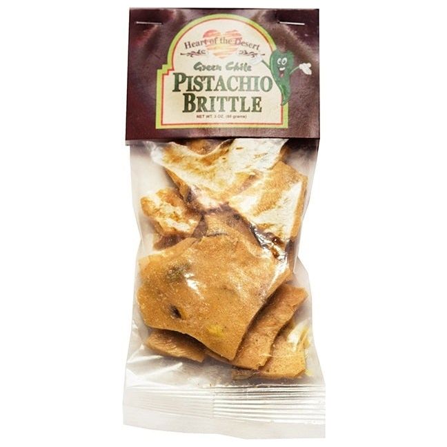 Heart of the Desert Pistachio Brittle-#1 Ranked New Mexico Salsa & Chile Powder | Made in New Mexico
