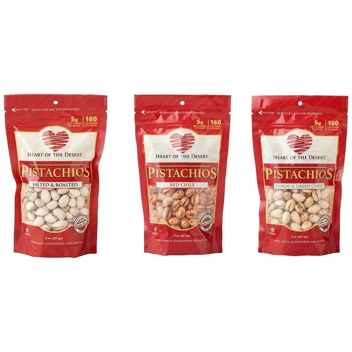 Heart of the Desert Pistachios-#1 Ranked New Mexico Salsa & Chile Powder | Made in New Mexico
