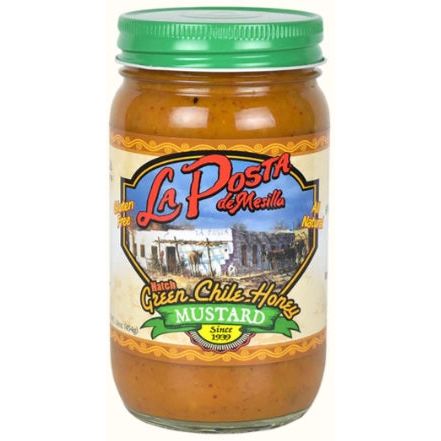 La Posta Hatch Green Chile Honey Mustard-#1 Ranked New Mexico Salsa & Chile Powder | Made in New Mexico