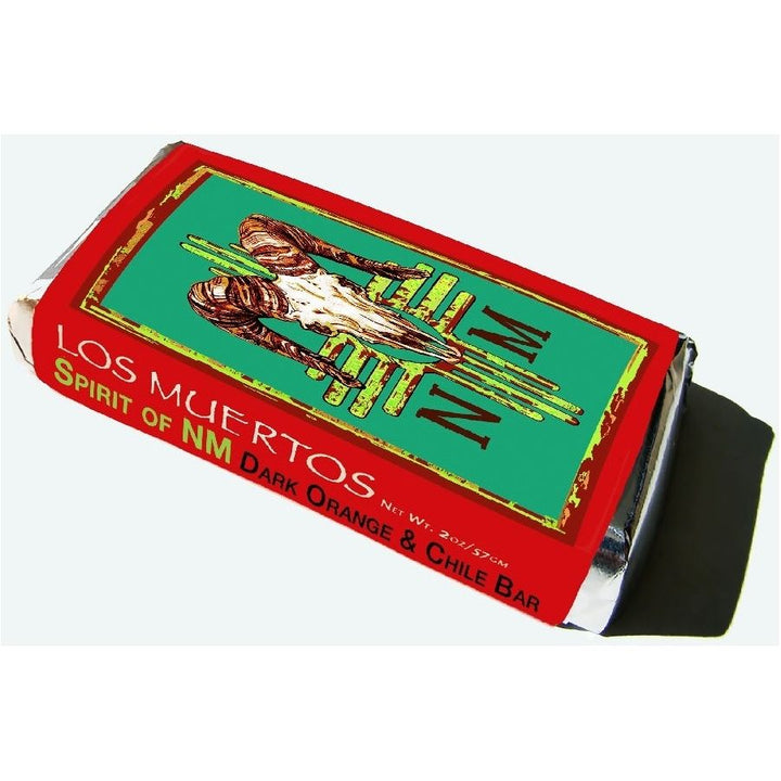 Los Muertos Spirit of New Mexico Chocolate Bars-#1 Ranked New Mexico Salsa & Chile Powder | Made in New Mexico