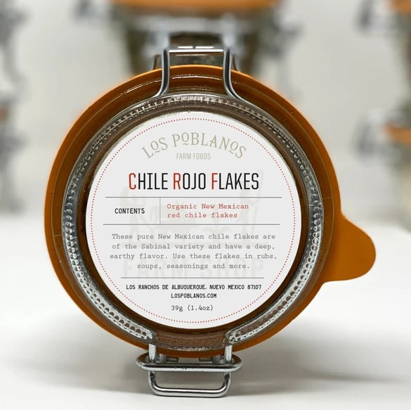 Los Poblanos Organic Red & Green Chile Flakes Gift Set-#1 Ranked New Mexico Salsa & Chile Powder | Made in New Mexico