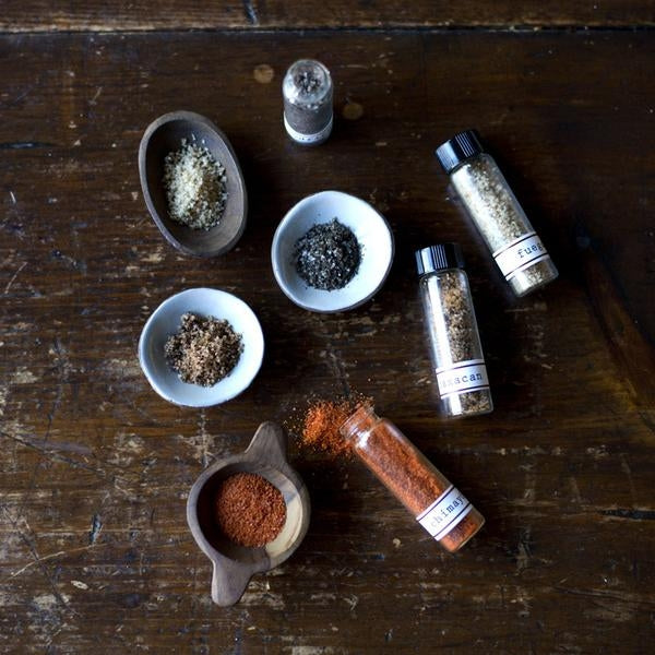 Los Poblanos Southwest Salt Gift Set-#1 Ranked New Mexico Salsa & Chile Powder | Made in New Mexico