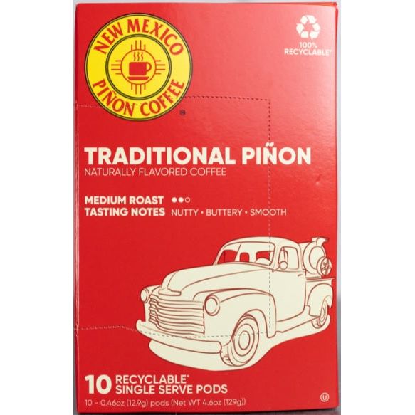 NM Pinon Coffee Single Serve Brew Cup Subscription-#1 Ranked New Mexico Salsa & Chile Powder | Made in New Mexico