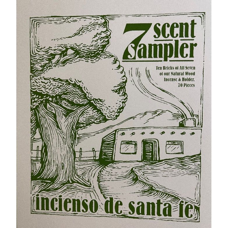 New Mexico 7 Scent Incense Sampler-#1 Ranked New Mexico Salsa & Chile Powder | Made in New Mexico
