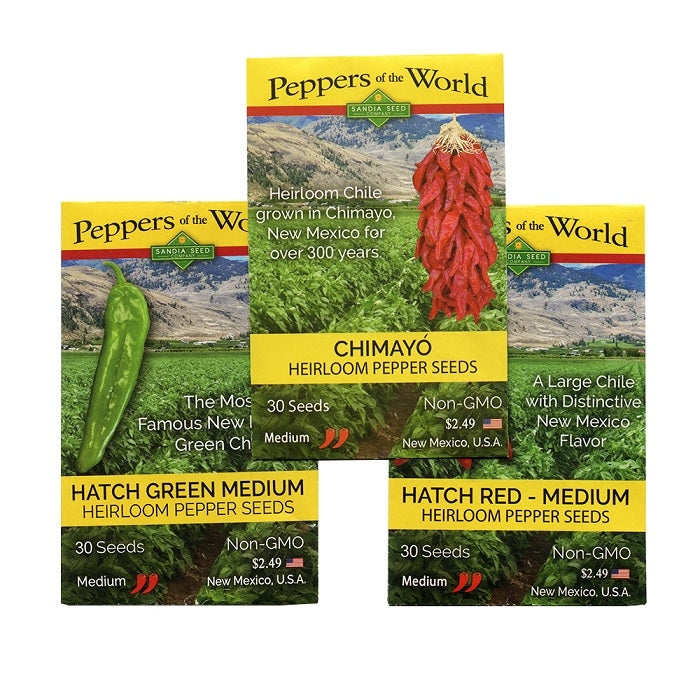 chili plants from seed New Mexico Chili Seeds: 3-Pack – #1 Ranked New Mexico Salsa & Chile Powder