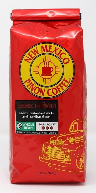 New Mexico Dark Roast Pinon Coffee 12 Oz-#1 Ranked New Mexico Salsa &amp; Chile Powder | Made in New Mexico