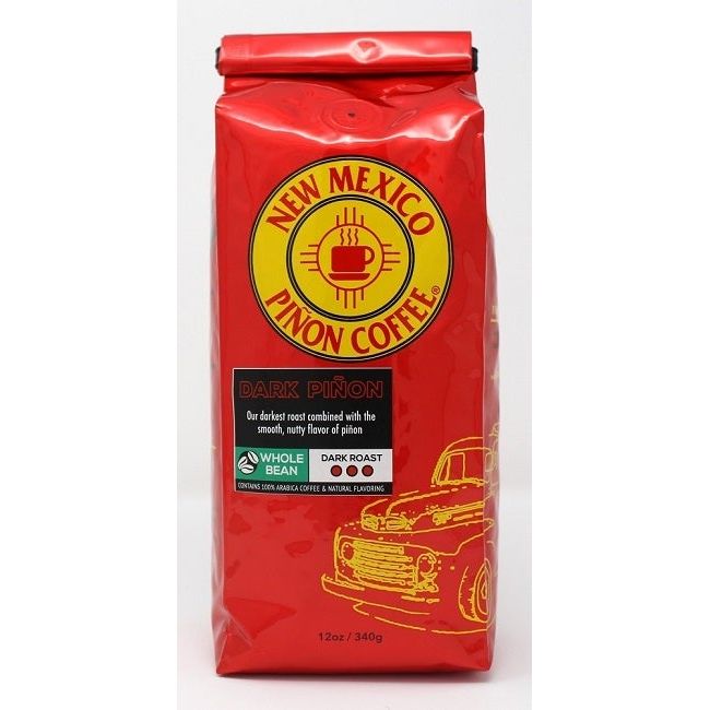 New Mexico Dark Roast Pinon Coffee 12 Oz-#1 Ranked New Mexico Salsa & Chile Powder | Made in New Mexico
