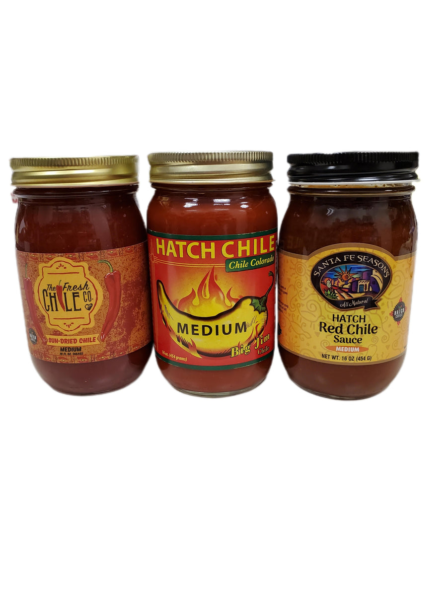 New Mexico Red Chile Sauce Bundle-#1 Ranked New Mexico Salsa &amp; Chile Powder | Made in New Mexico
