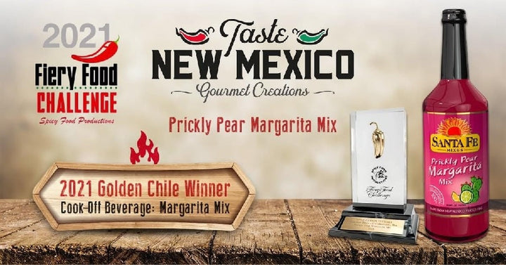 Prickly Pear Margarita Mix-#1 Ranked New Mexico Salsa &amp; Chile Powder | Made in New Mexico