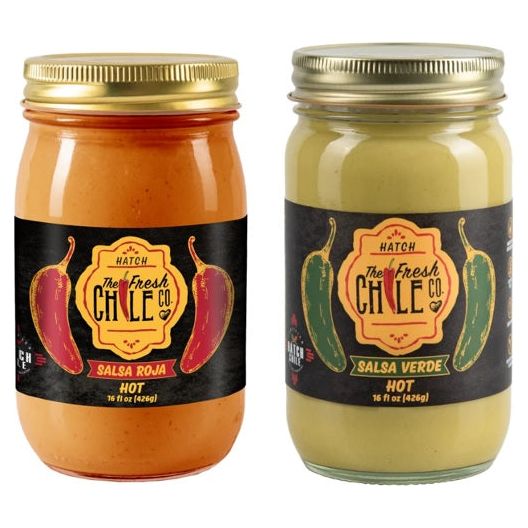 Salsa Roja Salsa Verde Verde 2 Pack-#1 Ranked New Mexico Salsa & Chile Powder | Made in New Mexico