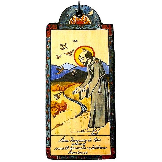 San Francisco de Asis Retablo Ornament-#1 Ranked New Mexico Salsa & Chile Powder | Made in New Mexico
