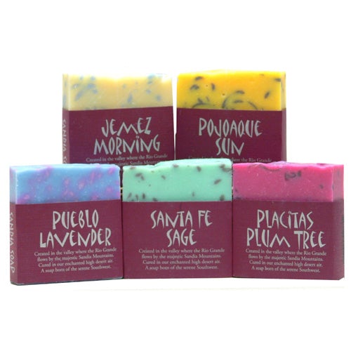 Sandia Soaps - 6 Oz.-#1 Ranked New Mexico Salsa & Chile Powder | Made in New Mexico