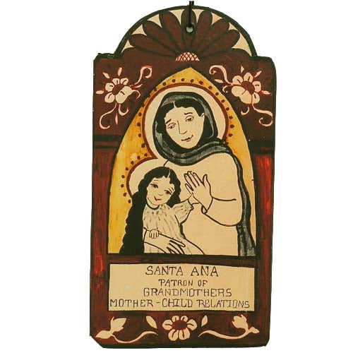 Santa Ana Retablo Ornament-#1 Ranked New Mexico Salsa & Chile Powder | Made in New Mexico