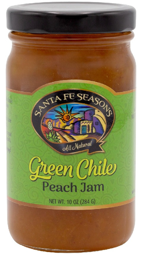 Santa Fe Seasons Peach Jams-#1 Ranked New Mexico Salsa &amp; Chile Powder | Made in New Mexico