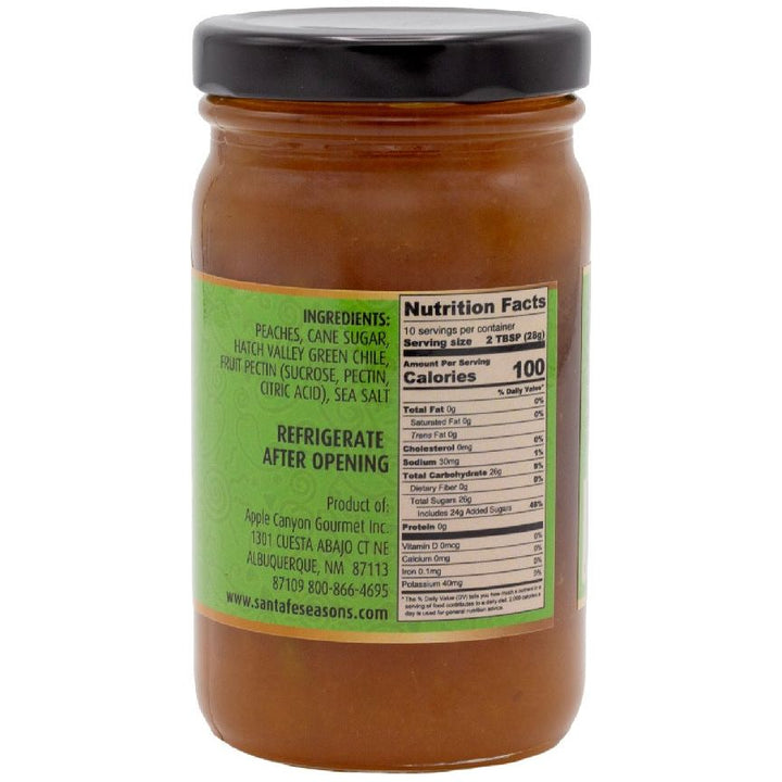 Santa Fe Seasons Peach Jams-#1 Ranked New Mexico Salsa & Chile Powder | Made in New Mexico