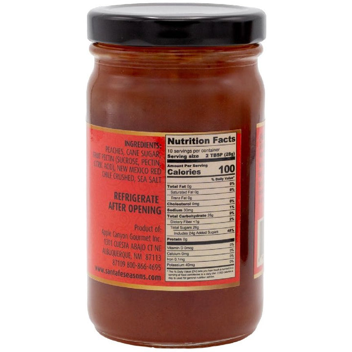 Santa Fe Seasons Peach Jams-#1 Ranked New Mexico Salsa & Chile Powder | Made in New Mexico