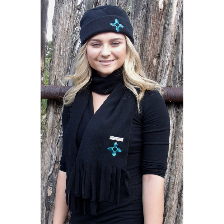 Southwestern Fleece Cuff Style Hats-#1 Ranked New Mexico Salsa & Chile Powder | Made in New Mexico