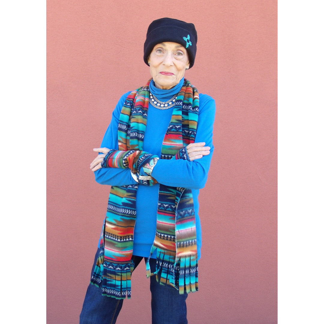 Southwestern Fleece Cuff Style Hats-#1 Ranked New Mexico Salsa & Chile Powder | Made in New Mexico