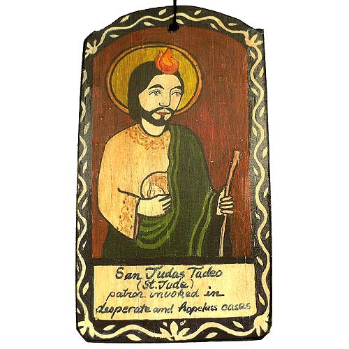 St. Judas Tadeo Retablo Ornament-#1 Ranked New Mexico Salsa & Chile Powder | Made in New Mexico