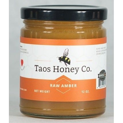 Taos Honey Company Raw Amber Honey-#1 Ranked New Mexico Salsa & Chile Powder | Made in New Mexico