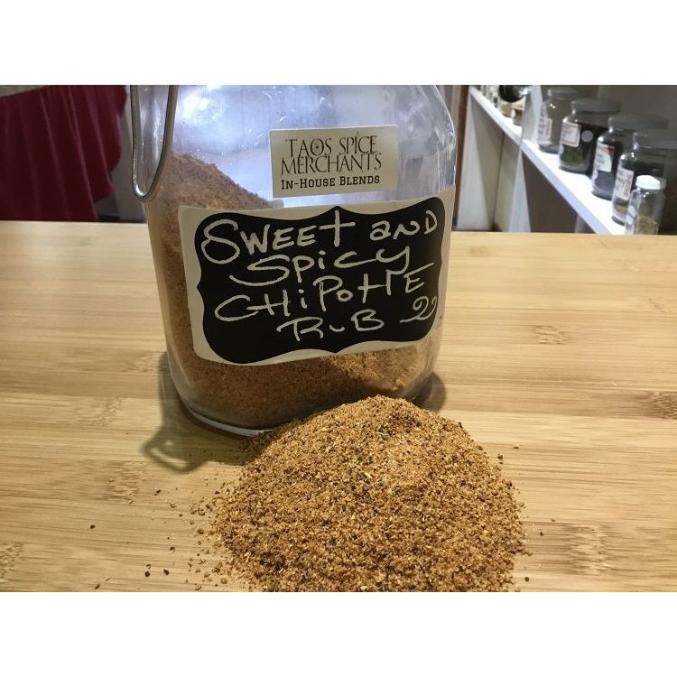 Taos Spice Merchants Sweet and Spicy Chipotle Rub-#1 Ranked New Mexico Salsa & Chile Powder | Made in New Mexico