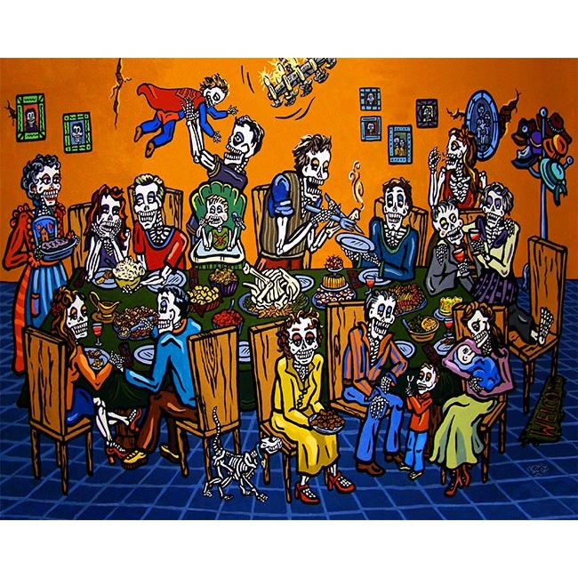 Thanksgiving Giclee-#1 Ranked New Mexico Salsa & Chile Powder | Made in New Mexico