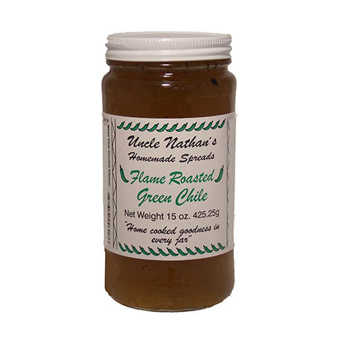 Uncle Nathan's Green Chile Fruit Spread-#1 Ranked New Mexico Salsa & Chile Powder | Made in New Mexico