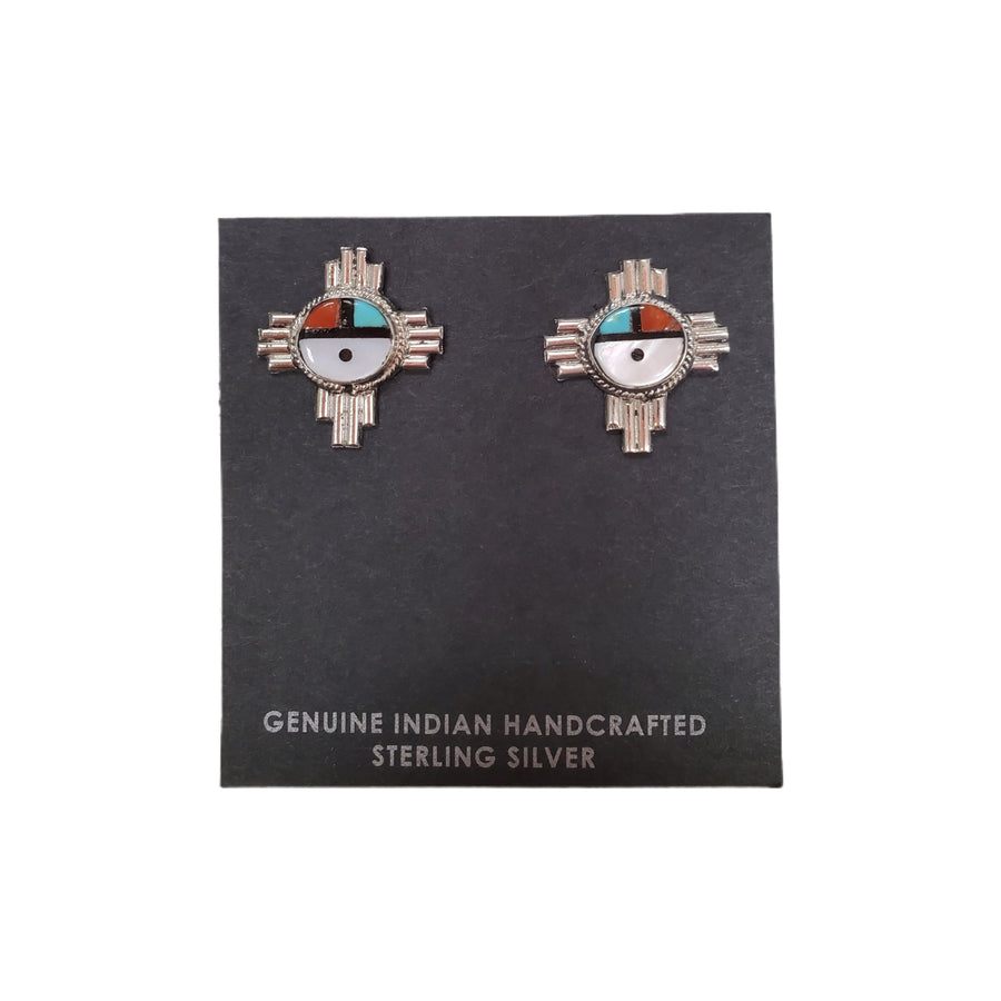 Zuni Zia Earrings-#1 Ranked New Mexico Salsa & Chile Powder | Made in New Mexico